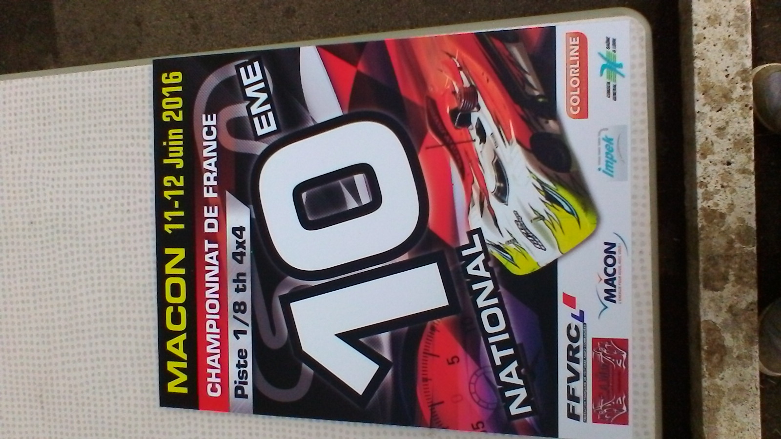 3 éme Manche du Championnat de France 1/8 10-11-12 Juin 2016 