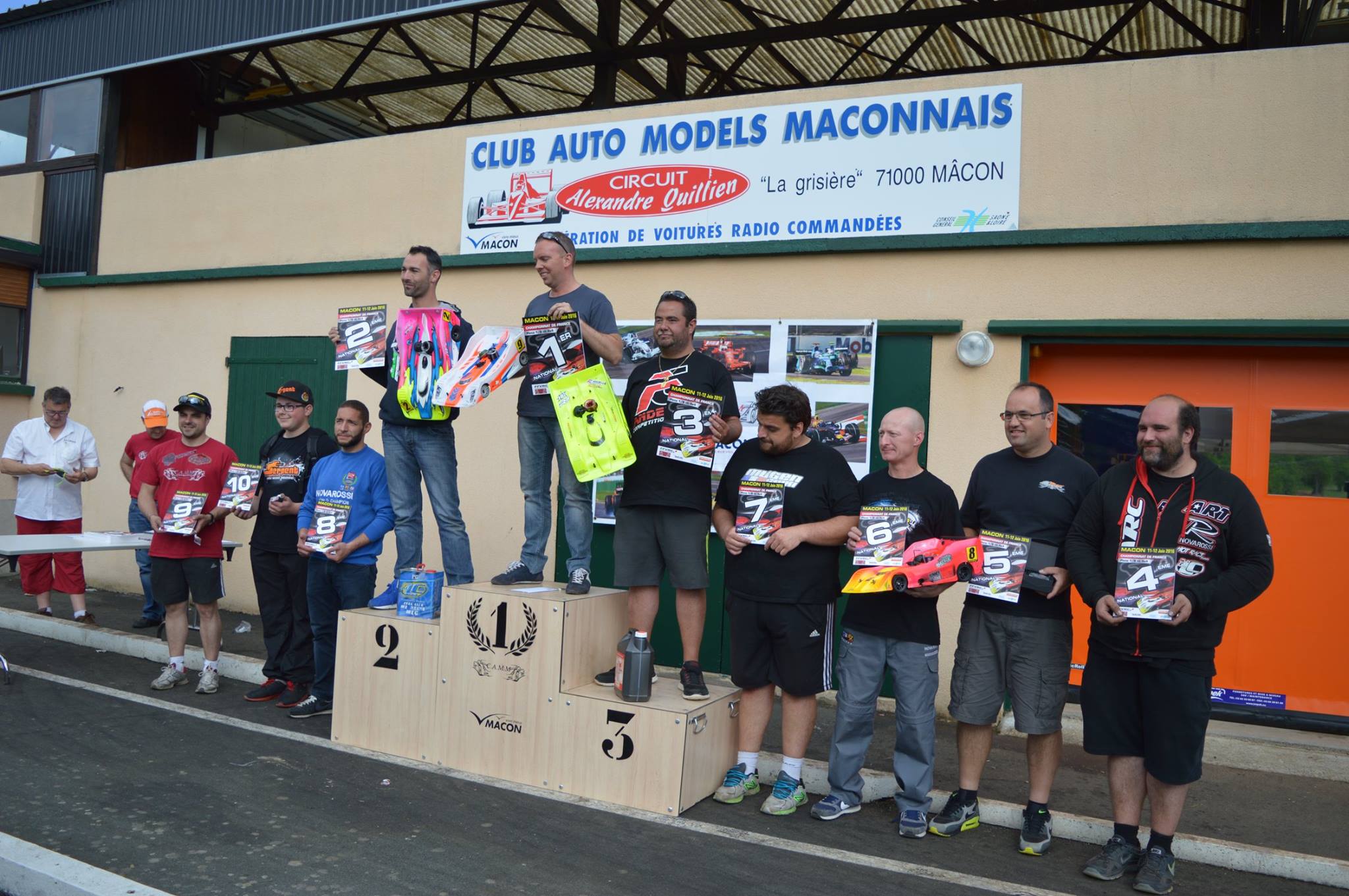 3 éme Manche du Championnat de France 1/8 10-11-12 Juin 2016 